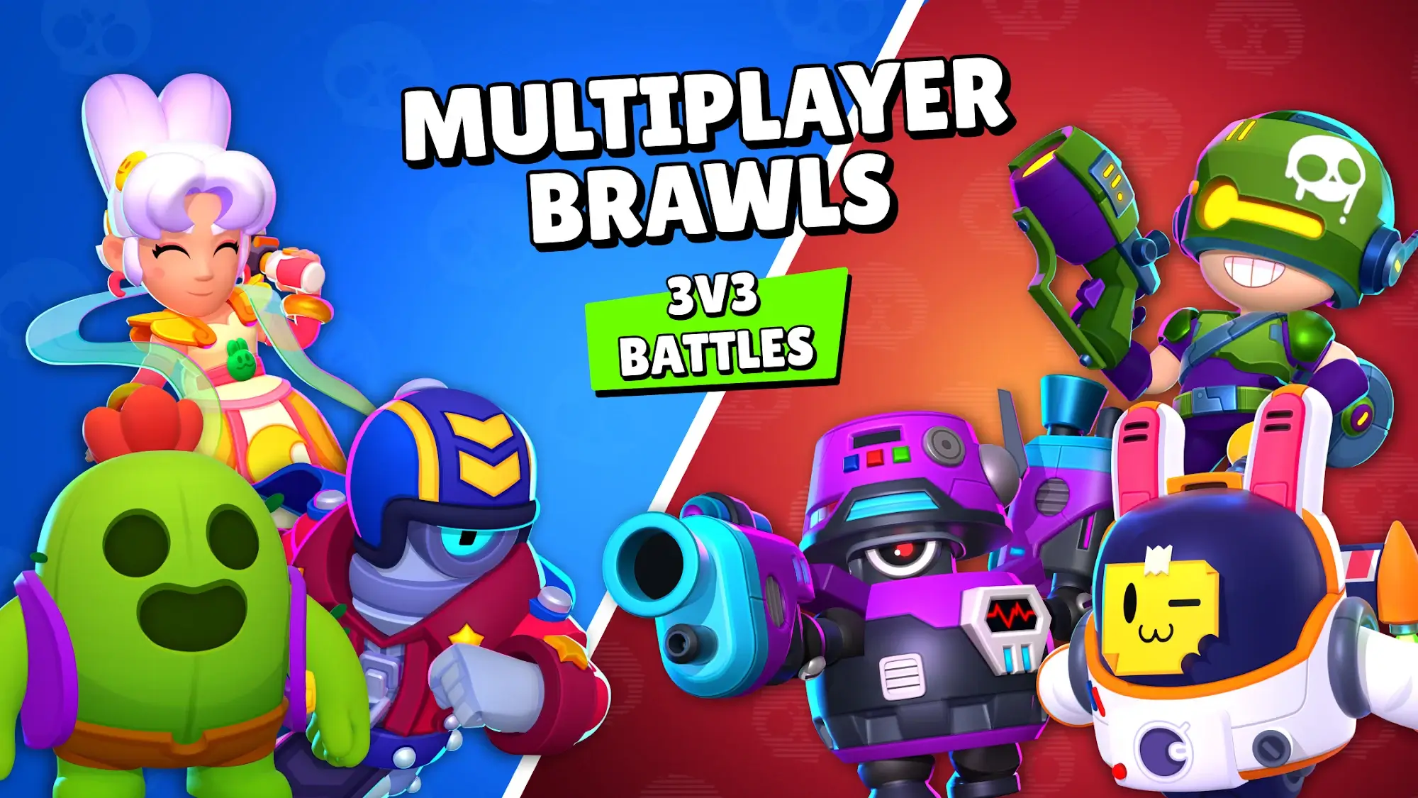 Player battling in Brawl Stars Unblocked 3v3 arena