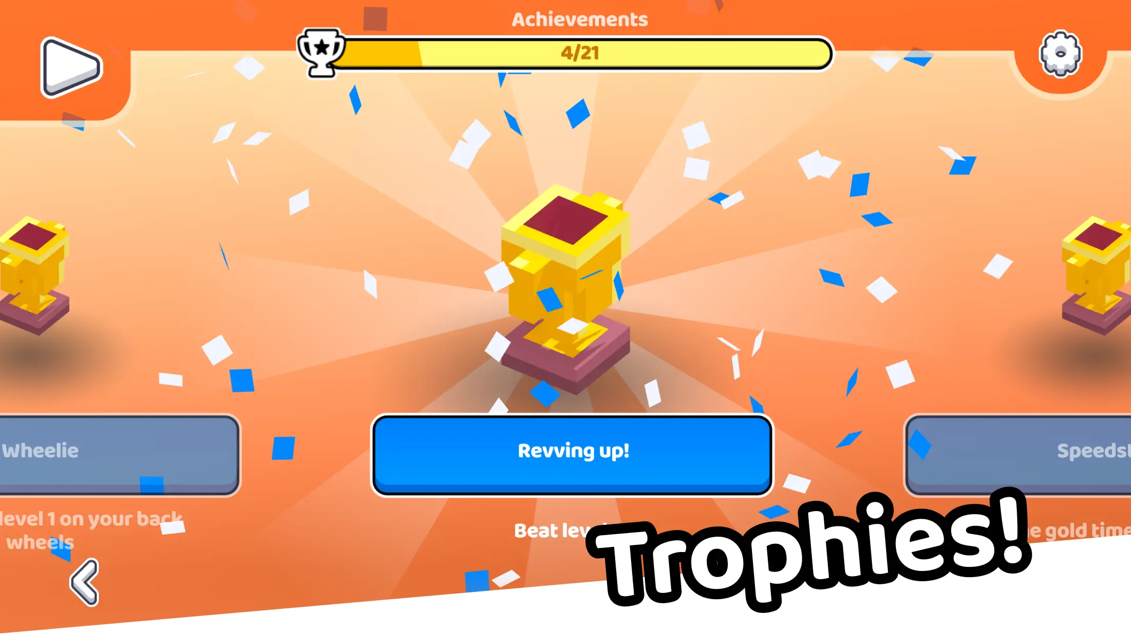 drive mad gameplay trophies screen 
