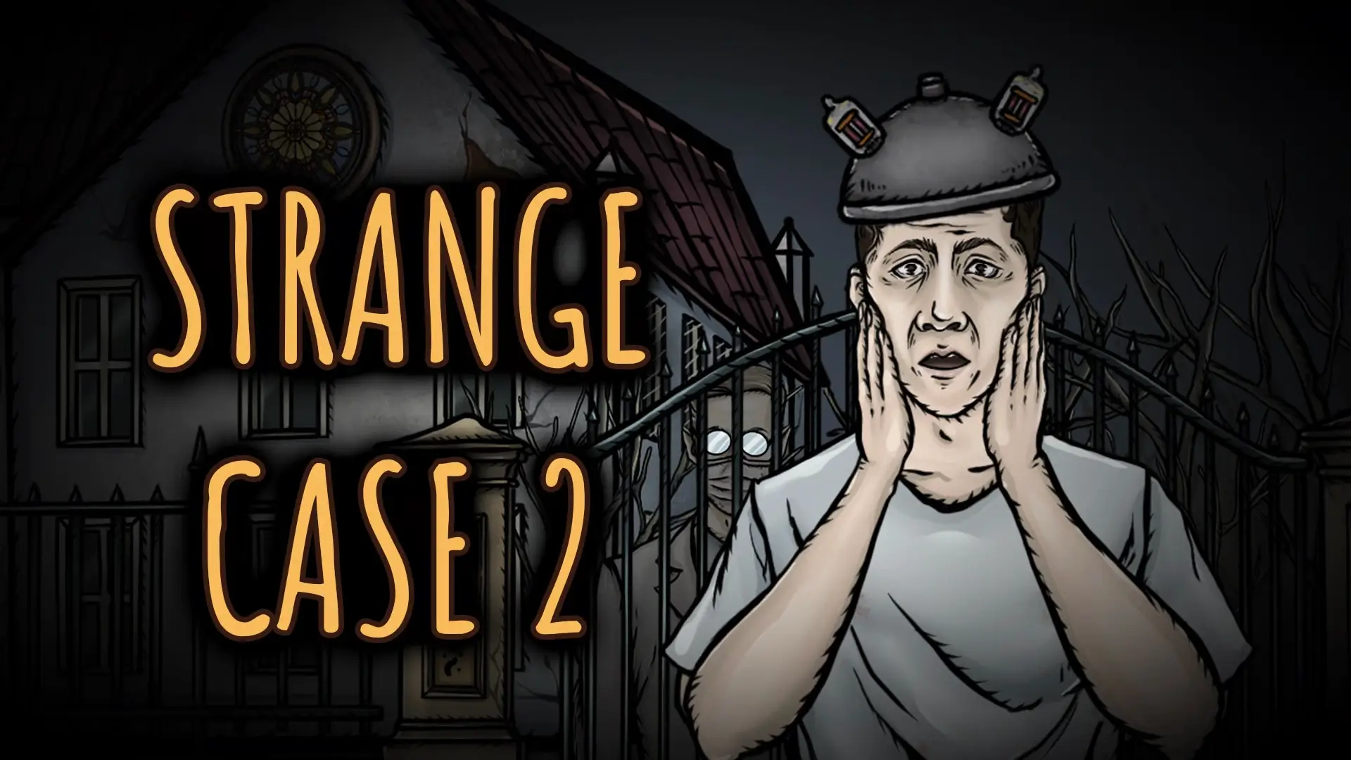 A dark and eerie corridor inside the mysterious asylum from Escape Room: Strange Case 2