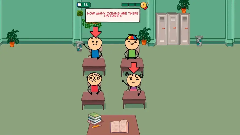 Student discipline in Teacher Simulator with creative tools