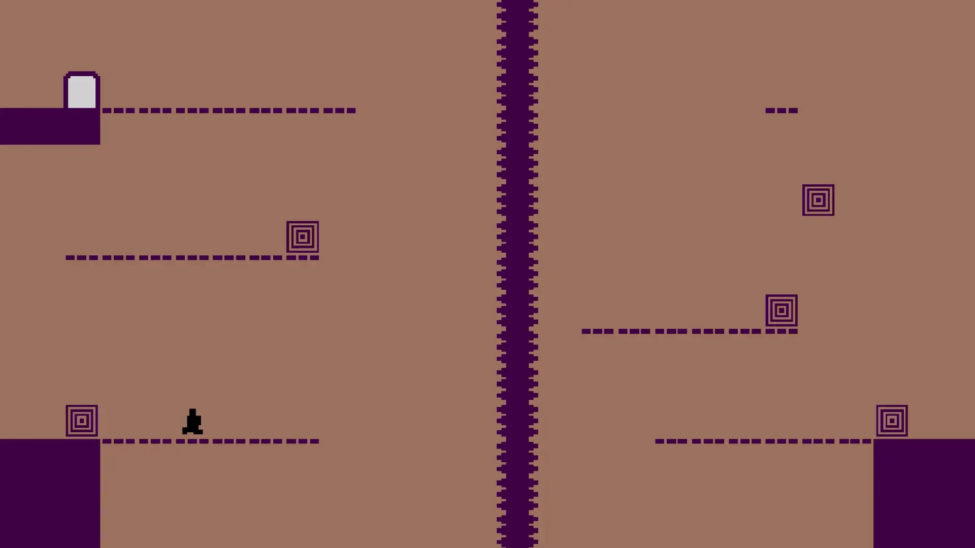 Inverted gravity stage in Level Devil rage platformer