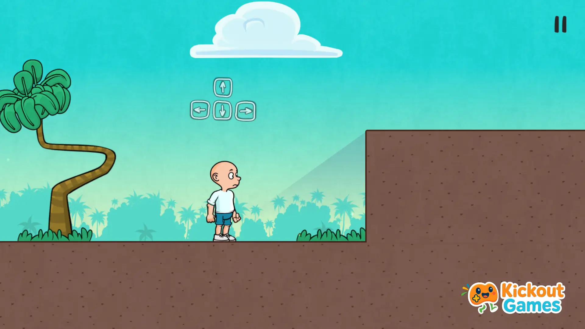Plonky ragdoll physics gameplay on mobile and desktop devices showing control buttons
