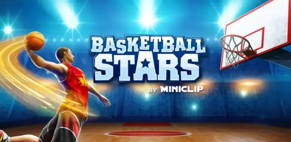 LeBron James performing mega dunk special move in Basketball Stars