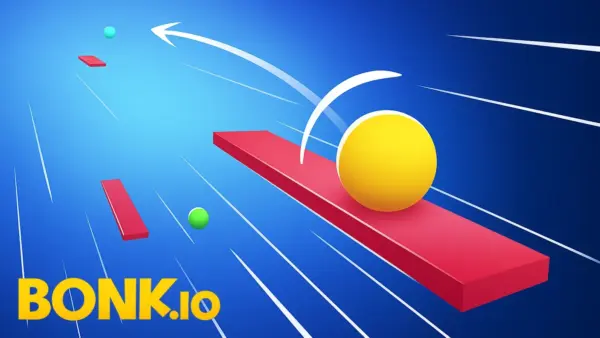 Bonk.io cover art showing chaotic multiplayer physics battle