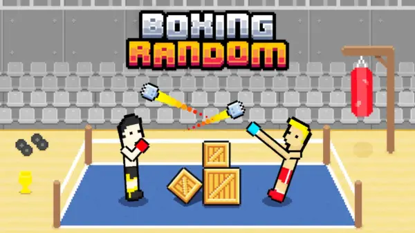 Boxing Random gameplay showing ragdoll boxers throwing punches