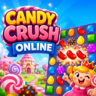 Player making a special combo in Candy Crush browser game