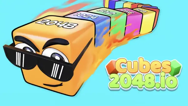 Cubes 2048 io game cover