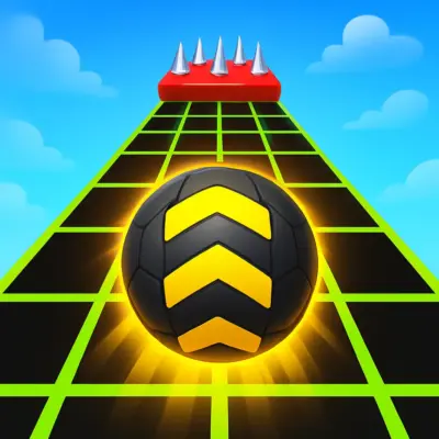3D action game – jumping over neon hurdles in Extreme Run 3D