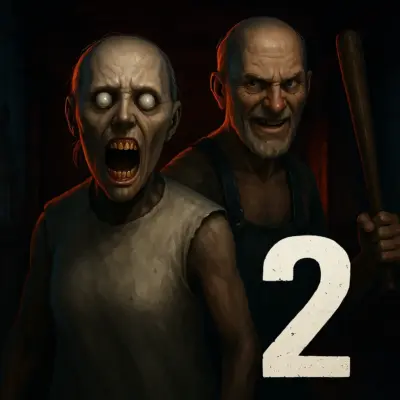Granni 2 game icon showing Granny and Grandpa