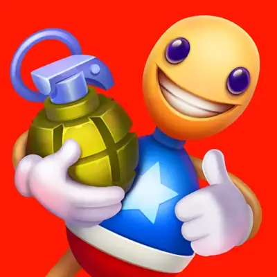 Buddy's fun and silly reactions in Kick The Buddy gameplay