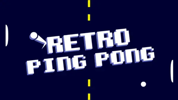 Retro Ping Pong game cover