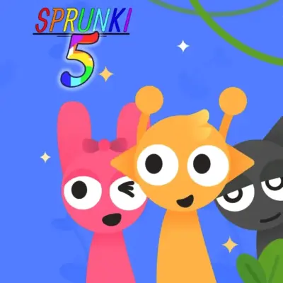 Sprunki Phase 5 horror characters creating dark music